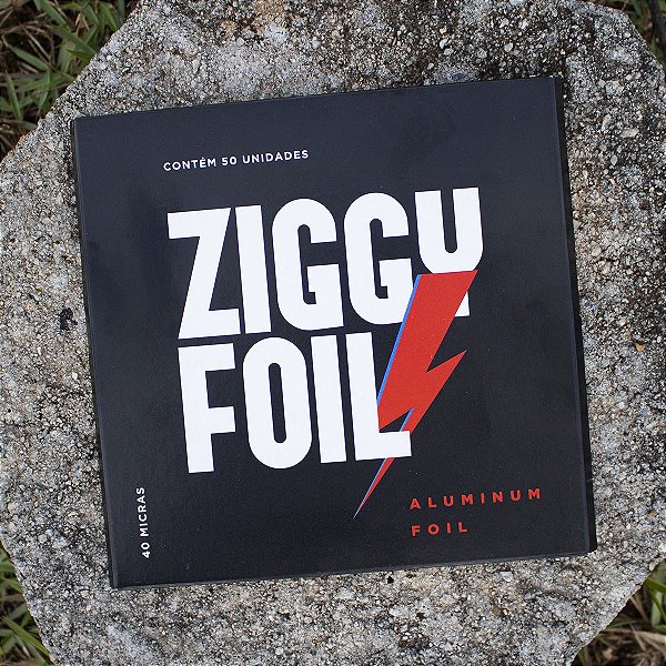 Papel Alumínio Ziggy Foil 50 Folhas