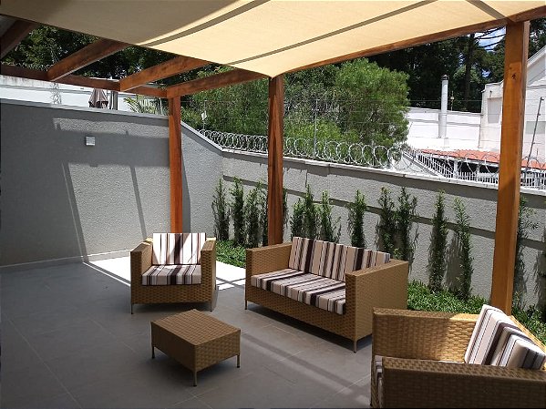 TELA TOLDO PREMIUM SHADE 8X5m ou 5x8 m SOMBREAMENTO SOMBRALUX + KIT DE INSTALAÇÃO