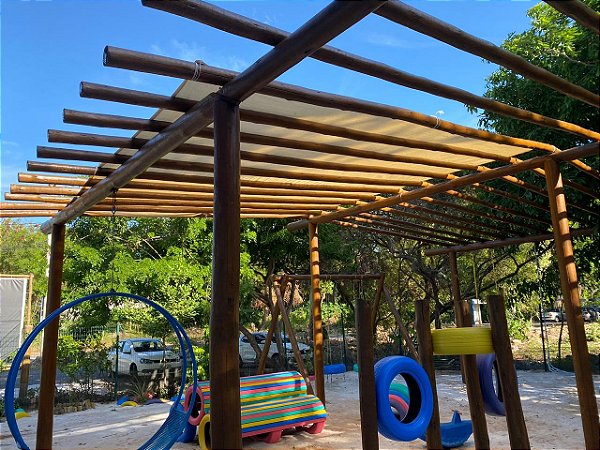 TELA TOLDO SOMBREAMENTO SOMBRALUX ESSENCIAL (80%) 3x2 m AREIA + KIT DE INSTALAÇÃO