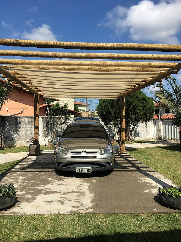 TELA TOLDO PREMIUM SHADE 6x2 m OU 2x6 m SOMBREAMENTO SOMBRALUX + KIT DE INSTALAÇÃO