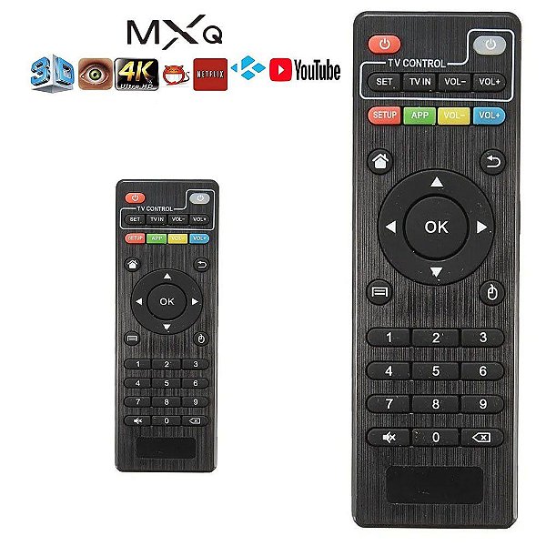 Controle remoto tv box mxq,mx9,mx,mxq 5g, mxs,mxq pro, pro, universal a pronta entrega