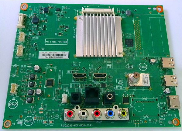 PLACA TV AOC 3255295-78G = MODELO 715GA098-M0F-B00-0043