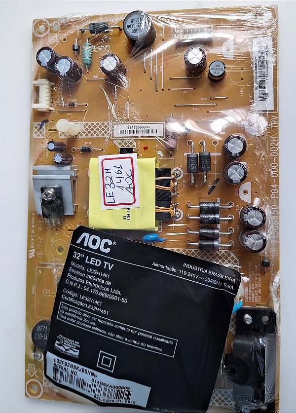 Placa da fonte Tv Aoc Le32h1461/20 Le32h1461 Nova original