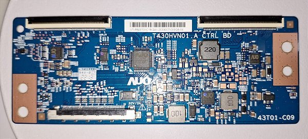 Placa Tcon Tv Le43s5970 T430hvn01.a Ctrl Bd 43t01-c09