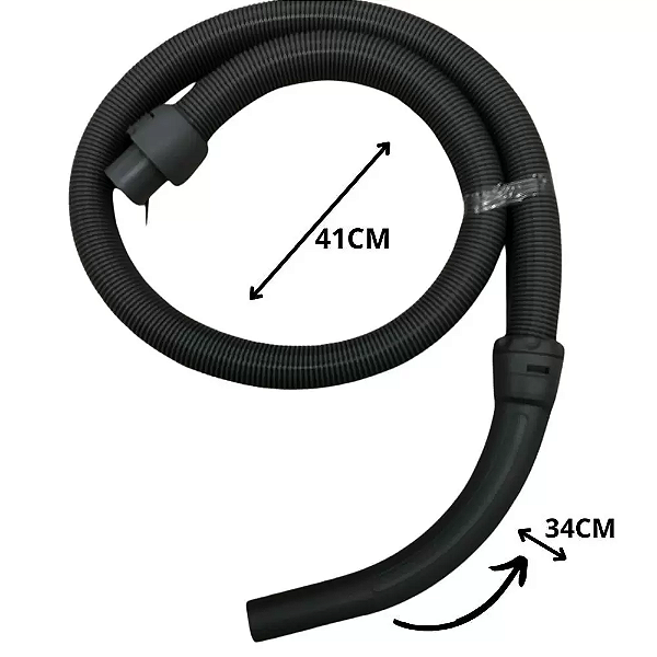 Mangueira Aspirador Electrolux Original D32 1,45M preta - A99513401