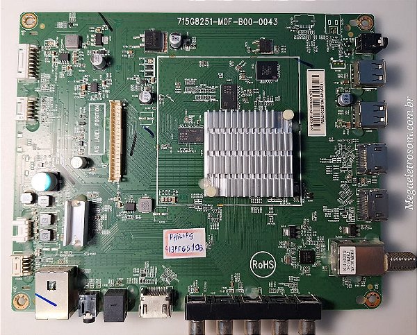 Placa Principal Tv Philips 43pfg5102  715g8251-m0f-b00-0043