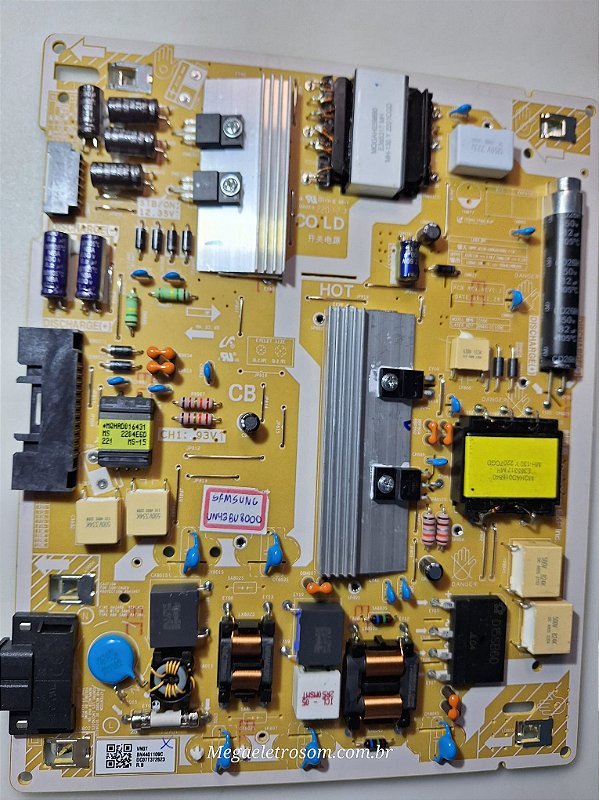 Placa Fonte televisor samsung Bn44-01109c Un43bu8000