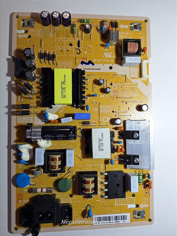 Placa Fonte Tv Samsung Un43j5290 Un43j5290ag Bn44-00852f