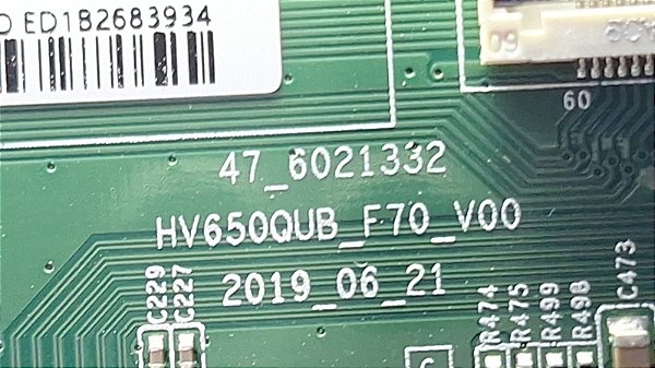 Placa T-con Tv Philips 65pug7406 Original Hv650qub F70