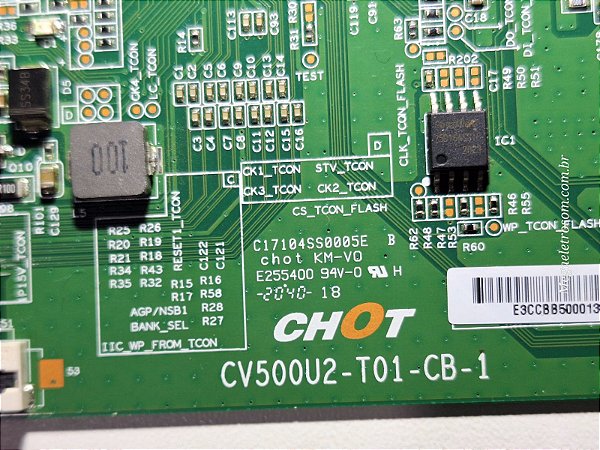 Placa T-con  Tv Aoc 50u6305/78g (cv500u2-t01-cb-1)