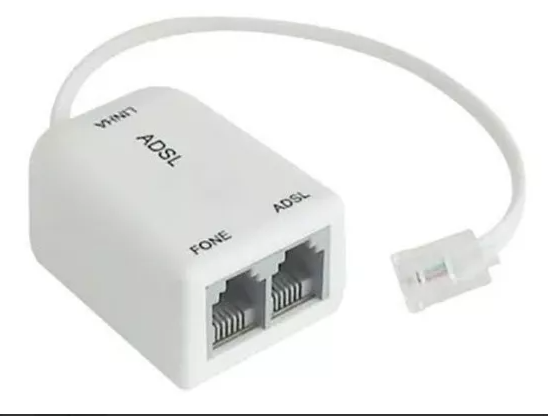 Micro Filtro Adsl Duplo Para Modem E Telefone .