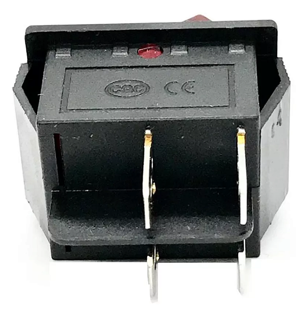 Chave Gangorra Kcd4-201n 4t 16/20a 250v Vermelho