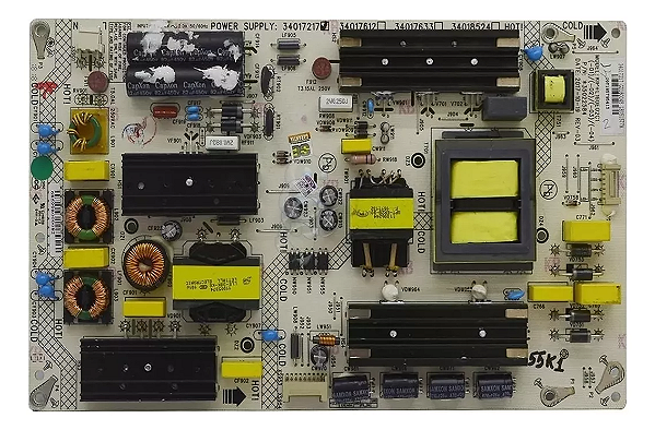 Placa Fonte Tcl 49k1us 55k1us 34017217 35022584 Original