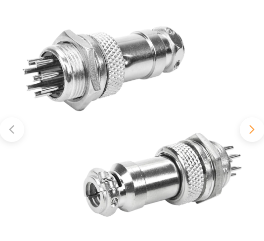 Plug Conector Mike  Macho e Fêmea 8 Pinos