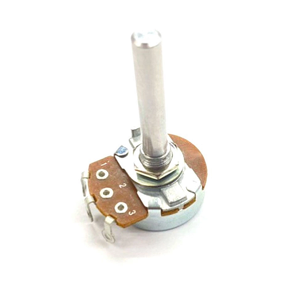 Potenciômetro Rotativo RA24N1 1MB - Corpo 24mm - Eixo Metálico 40mm