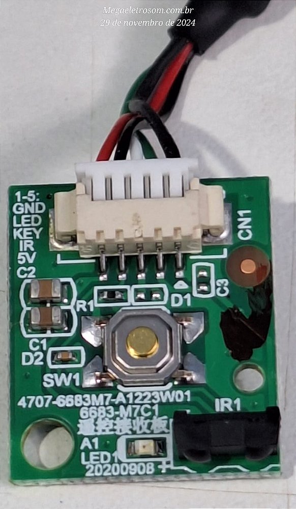 Placa Wi-fi e sensor power tv Philco Ptv32d10n5skh Led