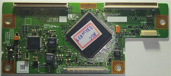 PLACA T-CON PARA TV L32W831 MODELO CPWBX 3919TP