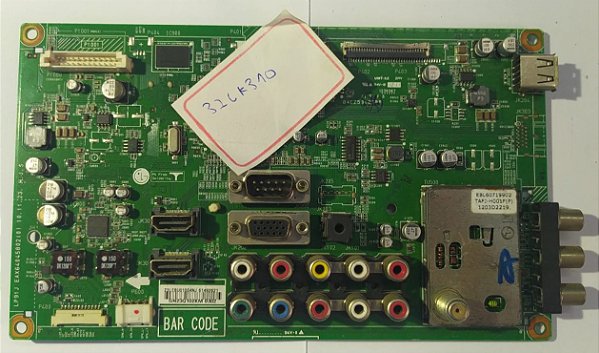 Placa Principal Tv LG 32ck310 Ebu61270701 Eax64045802