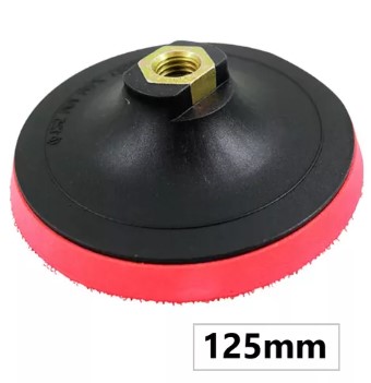 Suporte De Boina Velcro Para Discos Lixa 125mm Lixadeira