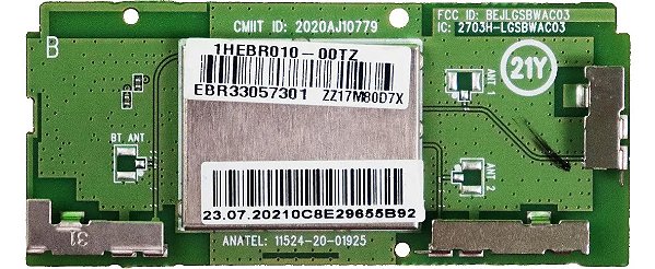 Placa Wifi Para Tv LG 50up7750psb 50uq7950psb Lgsbwac03
