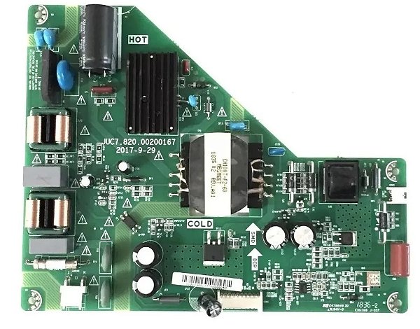 Placa Fonte Tv Philco Ptv49e68dswn Juc7.820.00200167