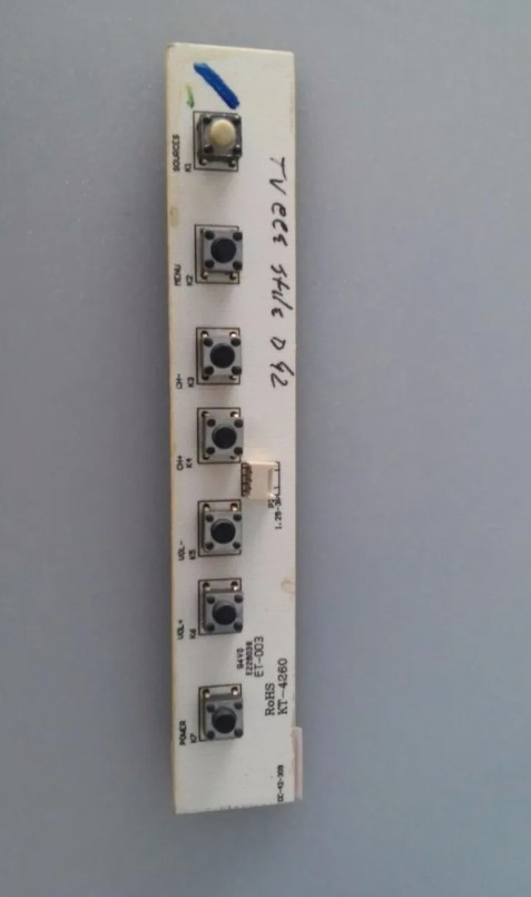 Placa Teclado Para Tv Cce Stile D42 Kt4260 - Kt-4260 (Usado)
