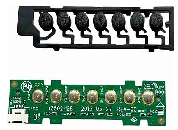 Placa Teclado Tv Semp Tcl 40l2500 35021128