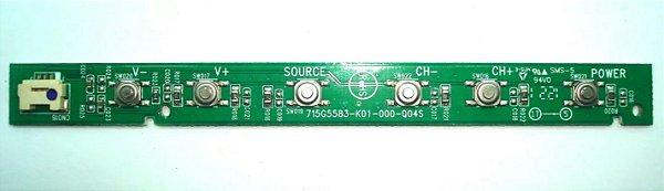Placa Botões Funções Teclado Philips 715g5583-k01-000-004s