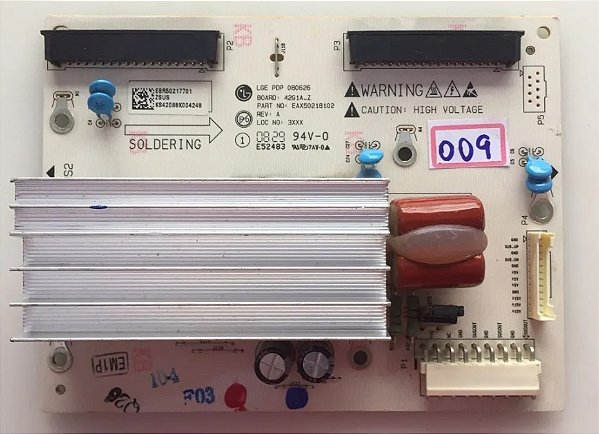 Placa Z-sus Da Tv Lg - 42g1a_z / Eax50218102 (Usado)