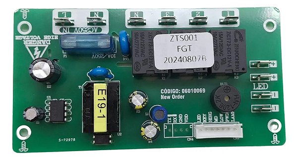 Placa Eletrônica Bivolt coifa  Fogatti - 06010069