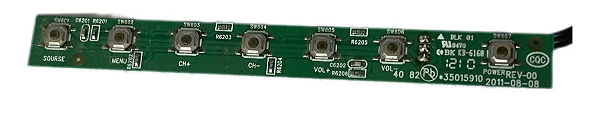 Placa Teclado Tv Semp Toshiba Lc4055(b) 35015910