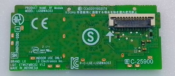 Placa Wifi para TV 50UQ8050PSB 60UQ8050 LGSBWAC03