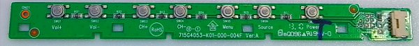 Placa Teclado Tv Aoc Le23h037 715g4053-k01-000-004f