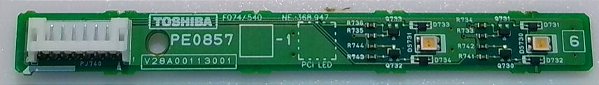 Placa Sensor 40rv700fda V28a00113001 V28a00113002