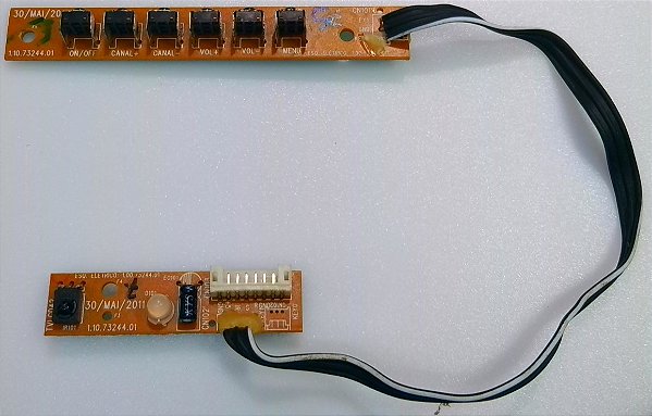 sensor e teclado funçoes tv cce stile d3201 cod 1.10.73244.01