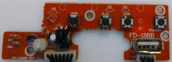 Placa  Painel + Cabo Dvd Mondial D15 4500 (012)