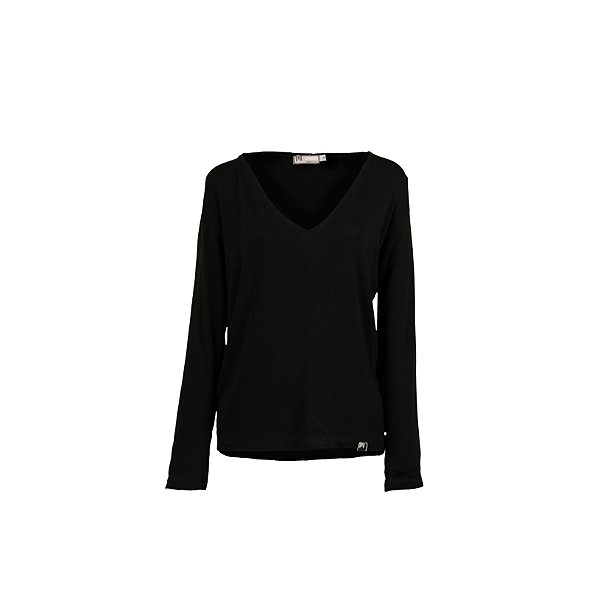 Blusa Basic Manga Longa
