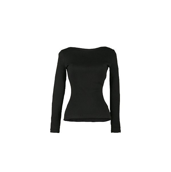 Blusa Decote Rib