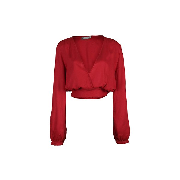 Blusa Cropped Transpasse