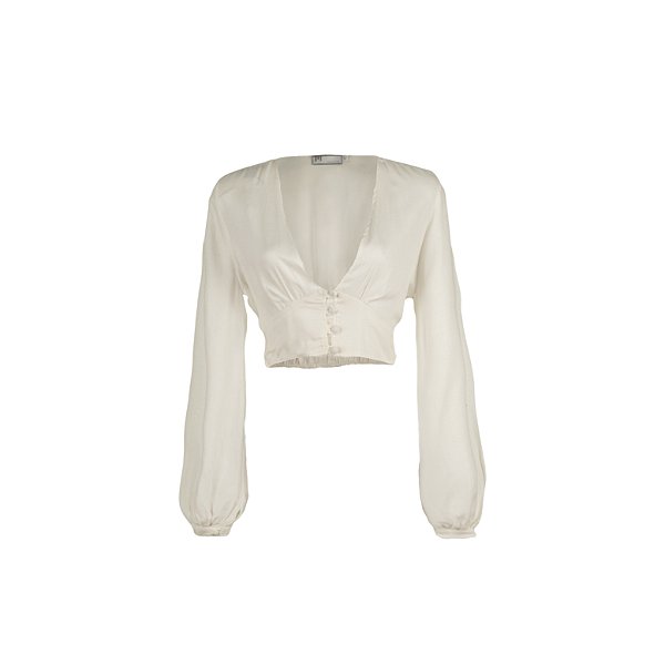 Blusa Cropped Botões