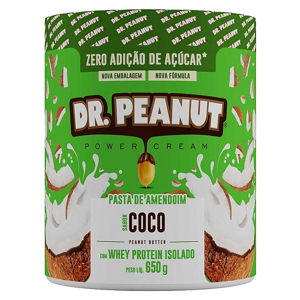 Pasta de Amendoim com coco (650g) - Dr Peanut
