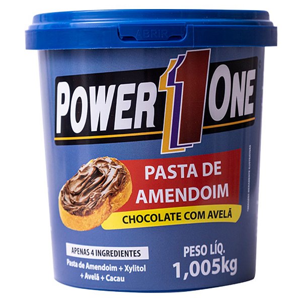 Pasta de Amendoim Chocolate com Avelã (1KG) - PowerOne