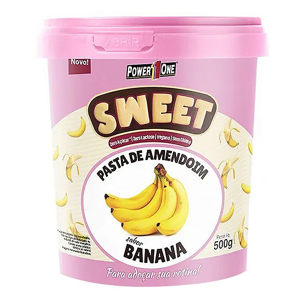 Pasta de Amendoim com Banana (500g) - PowerOne