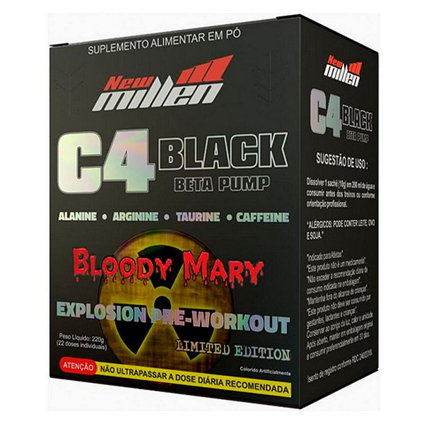 C4 Black Explosion Bloody Mary (22 doses) - New Millen