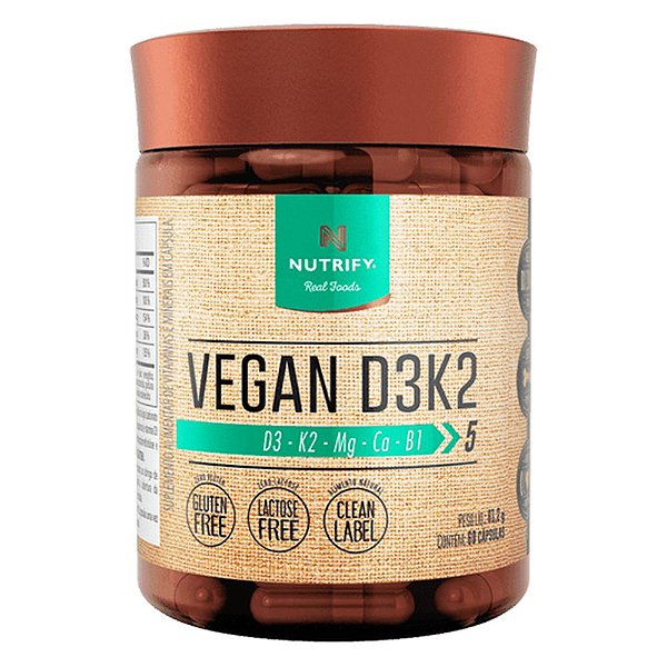 Vegan D3K2 60caps - Nutrify