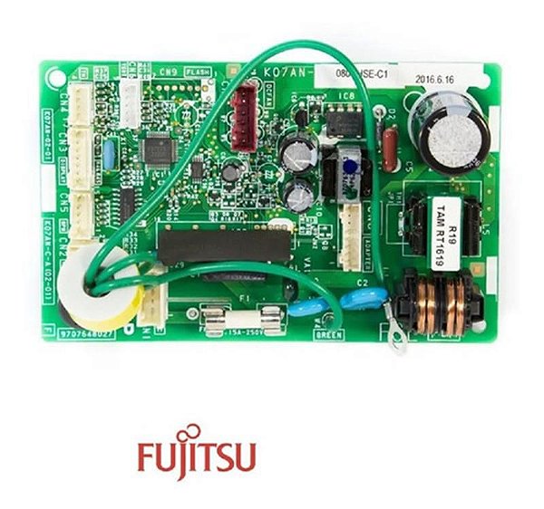 Placa eletronica da evaporadora fujitsu inverter 9707645248 - Placa eletronica fujitsu inverter 12000