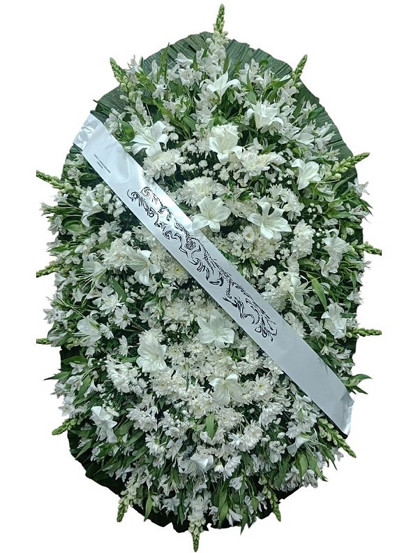 Coroa de Flores Celestial Branca