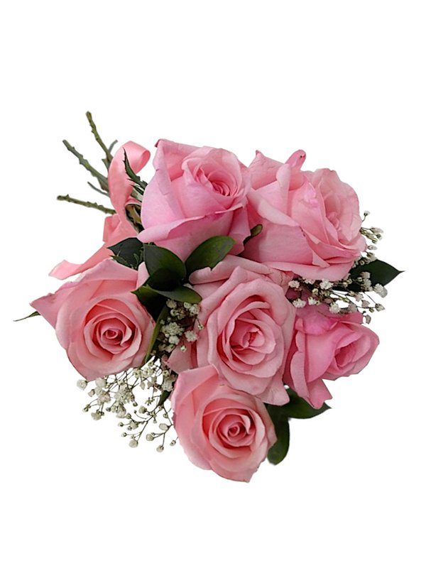 Buquê Rosas Cor de Rosa Delicate 6