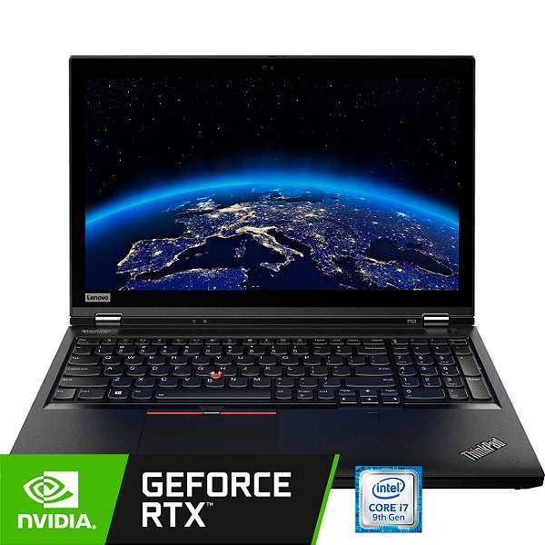 Notebook Lenovo ThinkPad P53 - i7, 512GB SSD, 32GB RAM, RTX 3000, W10