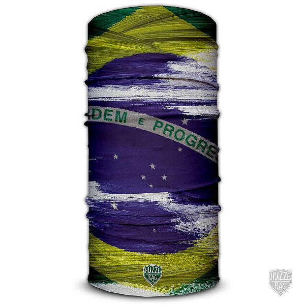 Bandana Tube Neck Huzze-Rag  Bandeira Brasil